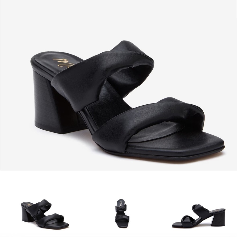 MATISSE CAMELLIA HEELED SANDAL BLACK NEW